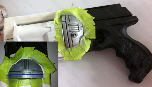 Nerf-Maverick-R2D2-mod-Mav2D2-GirlyGamer-domes-drybrushed Nerf Maverick R2D2 Nerf mod artoo detoo