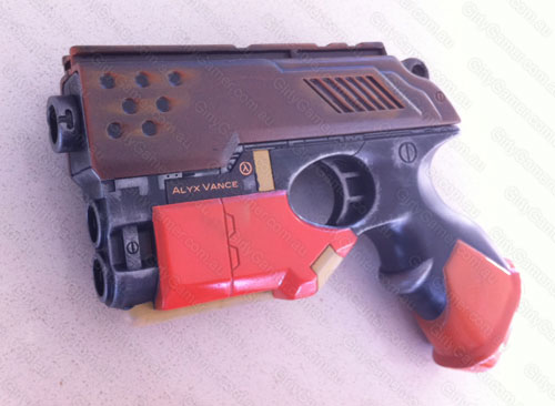 alyx-vance-pistol-nerf-scout-mod Alyx Vance Nerf Scout pistol blaster mod paintjob