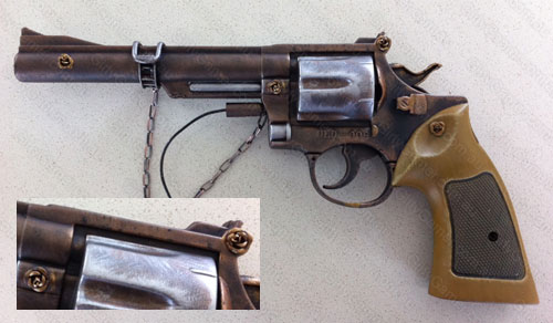 steampunk-revolver-gun-mod-02 steampunk revolver mod toy gun to steampunk gun
