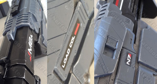 mass-effect-nerf-m8a-assault-rifle-praxis-details Mass Effect Assault Rifle Nerf Vortex Praxis homage M8A