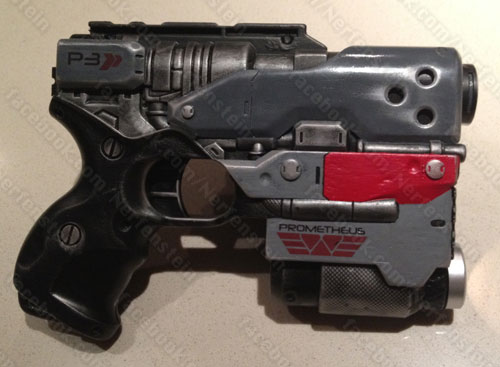 prometheus-pistol-nerf-mod-01 Ridley Scott's Prometheus weapon homage to the movie