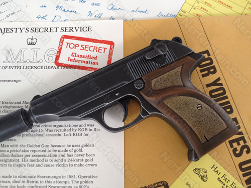 james-bond-walther-ppk-prop-mod-close walther ppk fyeo james bond mvie prop build mod nerfenstein