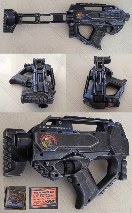bug-stomper-aliens-nerf-mod-weyland-blaster-pistol aliens bug stomper blaster pistol nerf rayven aliens weapon