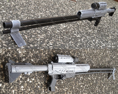 m98-sniper-rifle-mass-effect-widow-nerf-mod-nerfenstein-wip Black Widow M-98 sniper rifle Nerf mod alpha trooper prop cosplay