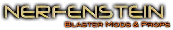 Nerfenstein, Prop Maker, Nerf Mods, video game props, movie props, cosplay props, Foamidables, Gold Coast, Australia