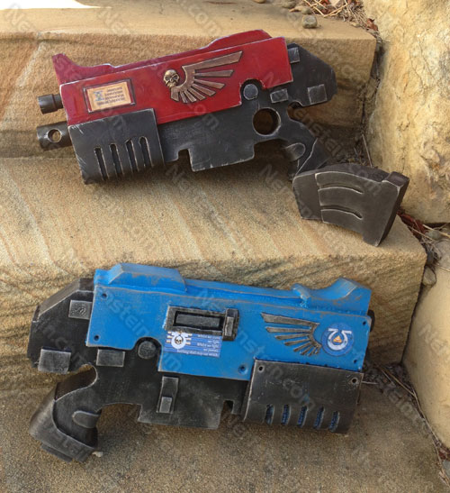 warhammer-40k-bolter-pistol-prop-build-WIP Warhammer 40K Bolter pistol foam build foamidable