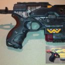 Nerf mod Element EX-6 pistol painted Weyland Yutani style
