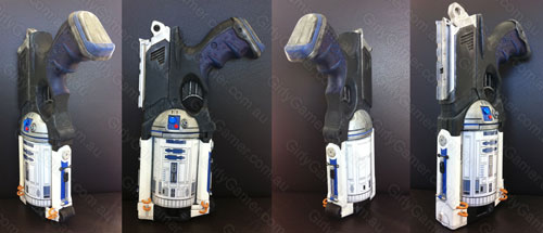 nerf maverick R2D2 mod by Nerfenstein girlygamer