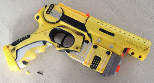 How to make the Nerf Terra Nova pistol – Tutorial | Nerfenstein, Prop ...