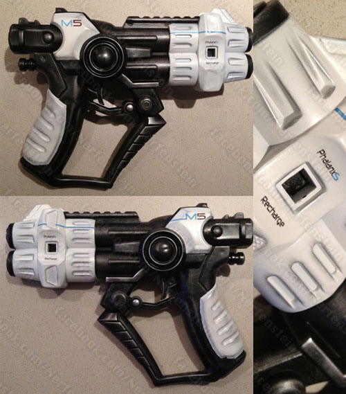 mass effect M5 phallanx blaster mod by nerfenstein girlygamer