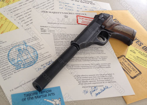 walther ppk and silencer cosplay prop for james bond mod by nerfenstein girlygamer