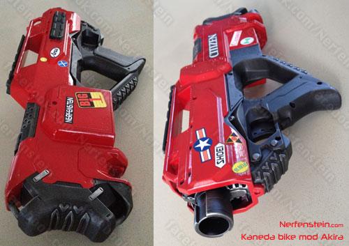 akira kaneda's bike nerf rayven mod by nerfenstein girlygamer