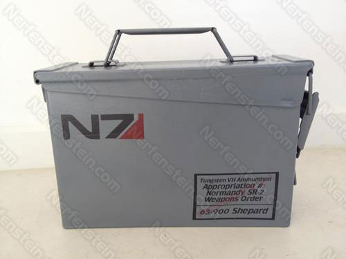 N7 mass effect normandy ammo box by nerfenstein girlygamer