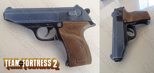 team fortress 2 cosplay pistol prop by nerfenstein girlygamer