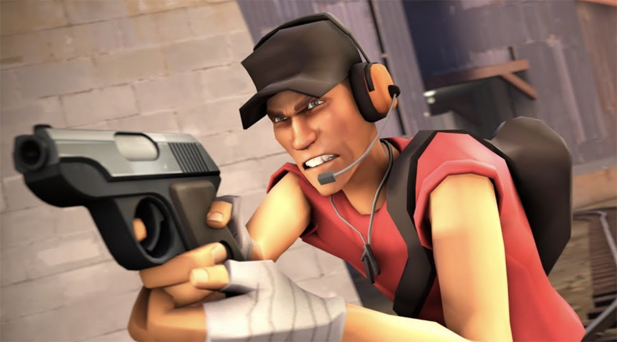 team fortress 2 scout guns