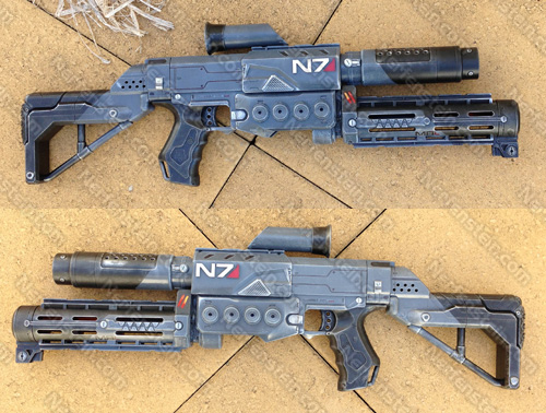 mass effect M8 avenger nerf mod by nerfenstein girlygamer nerf retaliator