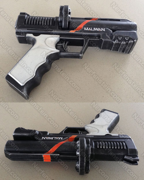 borderlands maliwan cosplay blaster by nerfenstein girlygamer