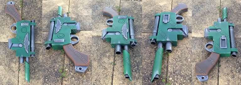 Warhammer 40K Imperial Laspistol scratch built prop gun