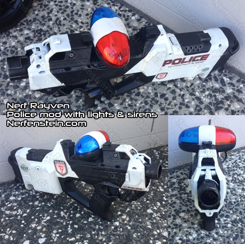 Nerf mod police cruiser nerf rayven by nerfenstein girlygamer