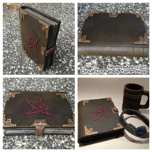 nerfenstome the foam larp book prop by nerfenstein girlygamer - Cthulhu mythos prop tome