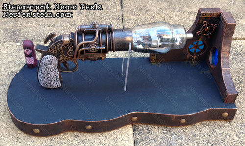 steampunk nemo tesla blaster mod by nerfenstein girlygamer