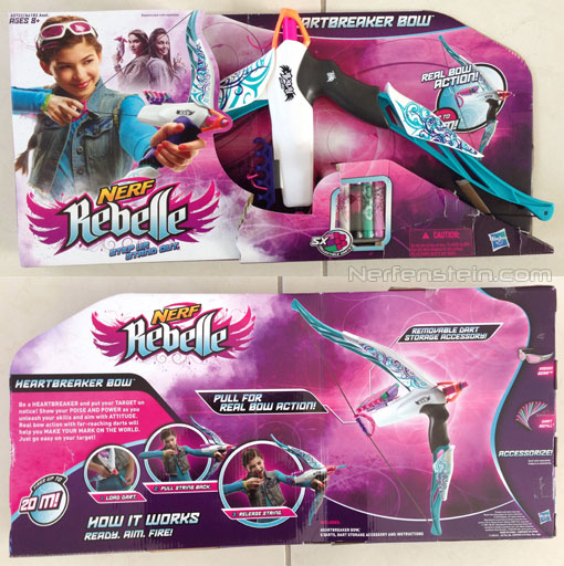 nerf rebelle heartbreak bow review nerfenstein girlygamer