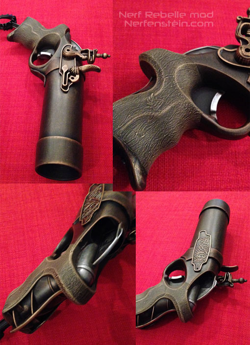 the nerf rebelle mod flintlock and sneak attack by nerfenstein girlygamer details