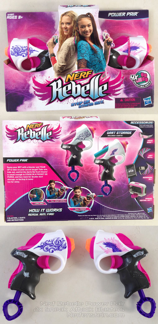 nerf rebelle power pair review girlygamer nerfenstein