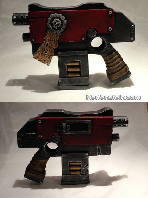 warhammer 40k bolter lifesized prop girlygamer nerfenstein