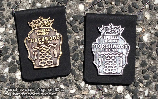 torchwood id torchwood, Defiance, Resident Evil police badges designed by nerfenstein girlygamer