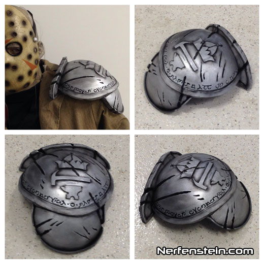 dwarven armor pauldron halloween