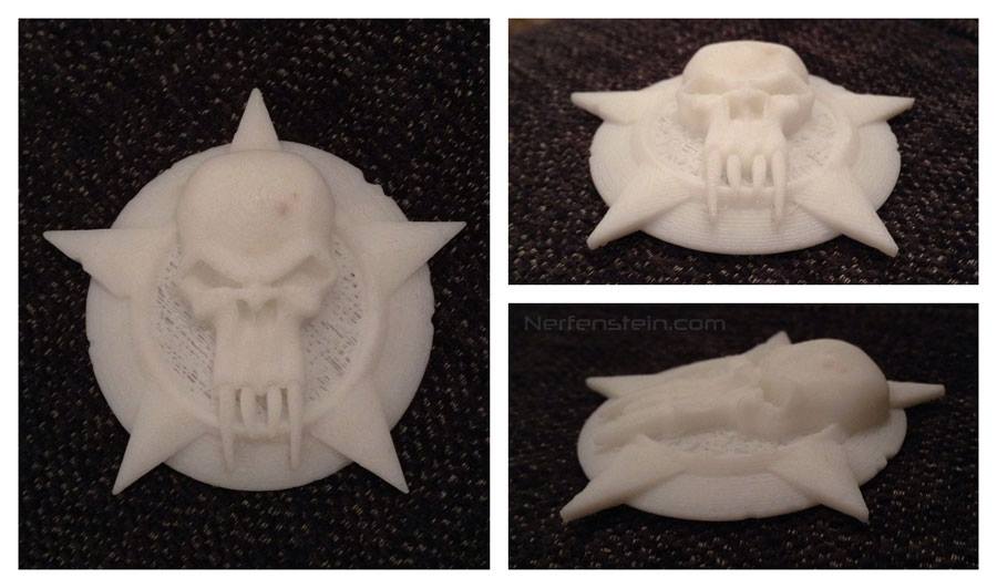 darkwatch badge 3d printed by nerfenstein girlygamer