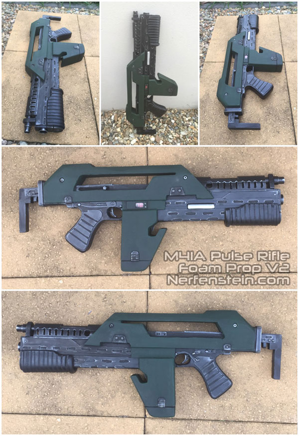 m41a eva foam prop build v2 by nerfenstein girlygamer