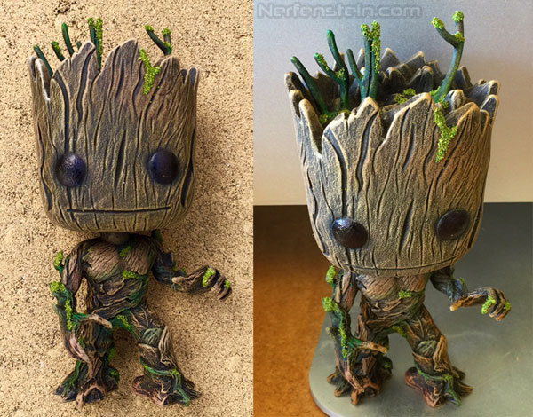 groot pop vinyyl repaint by nerfenstein girlygamer