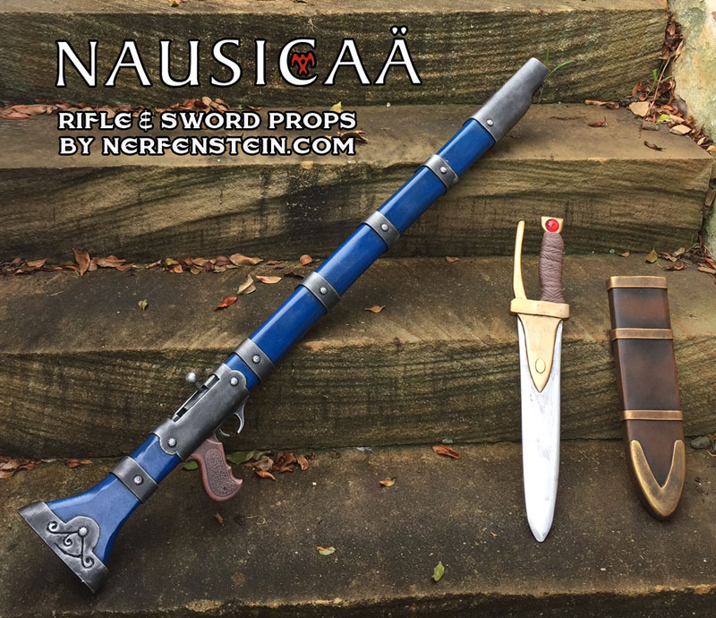 Nausicaä of the Valley of the Wind" (風の谷のナウシカ) cosplay props sword and dagger