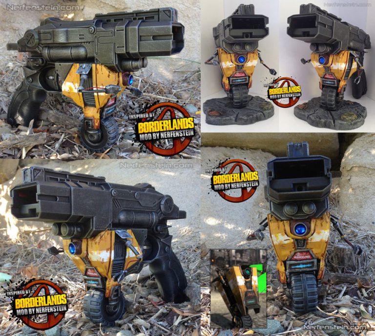 Borderlands Claptrap CL4P-TP Nerf Vortex Proton mod – Board Game Gran ...