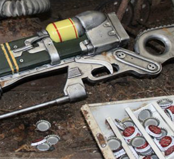 AER9 Fallout Laser Rifle prop build EVA foam construction - by Nerfenstein.com