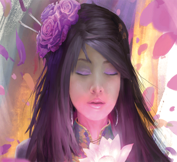 Lotus card game review - Renegade Game Studios card game Lotus girlygamer boardgamegran