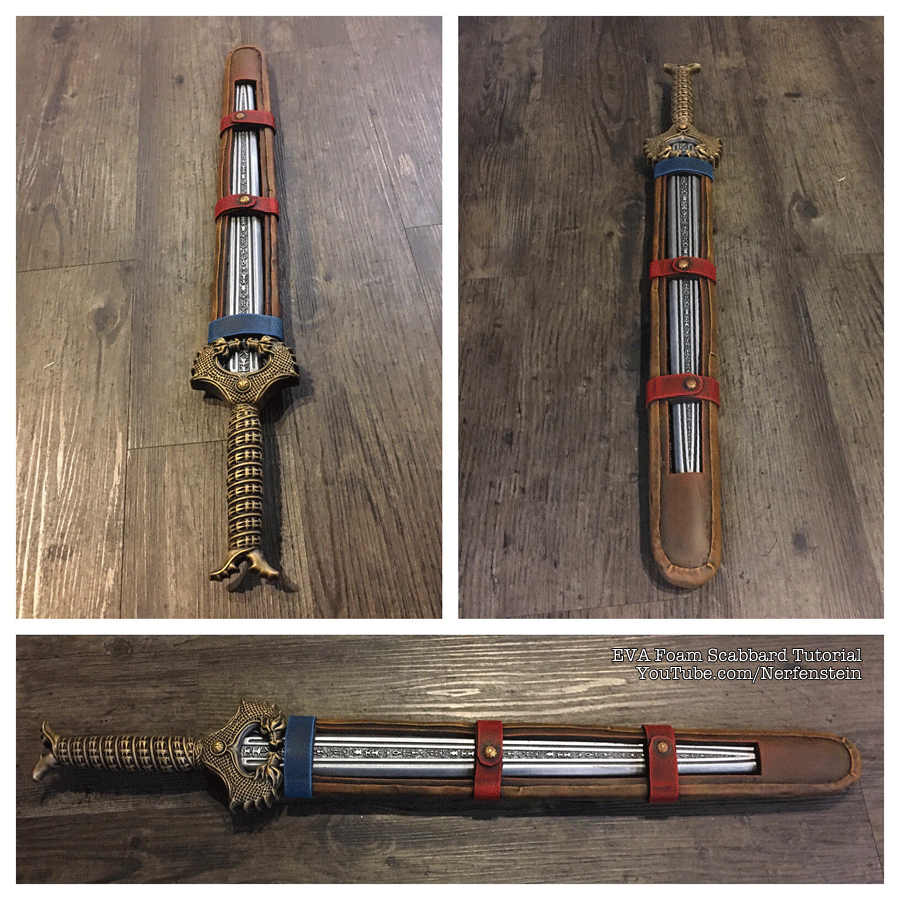 Wonder Woman swrod scabbard build tutorial