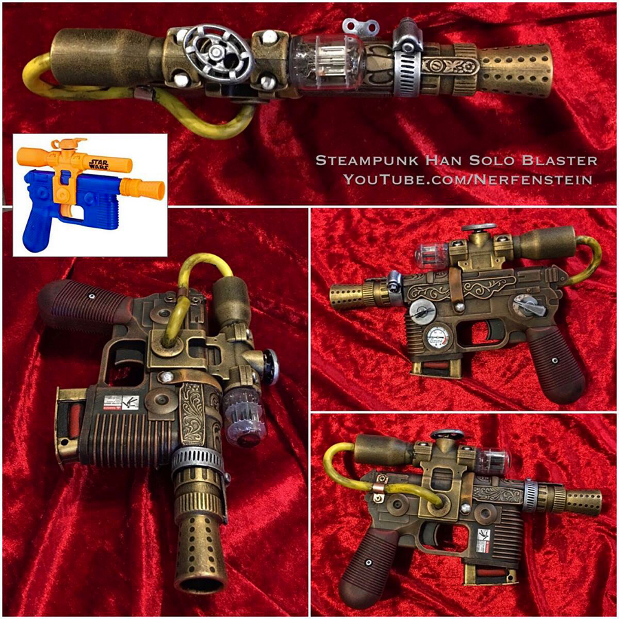 Han Solo Steampunk Blaster Mod Walkthrough Tutorial Board Game