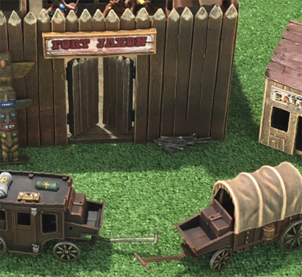 wild west fort build and paint