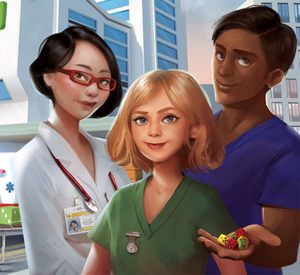 Dice Hospital and Deluxe Add Ons unboxing