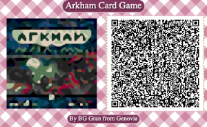 Arkham Horror Board Game QR Code for Animal Crossing New Horizons