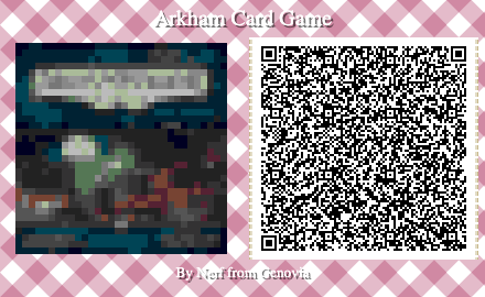 Arkham Horror Card Game Board Game QR Code for Animal Crossing New Horizons