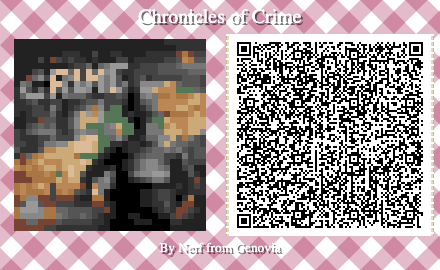 Chronicles of Crime Board Game QR Code for Animal Crossing New Horizons