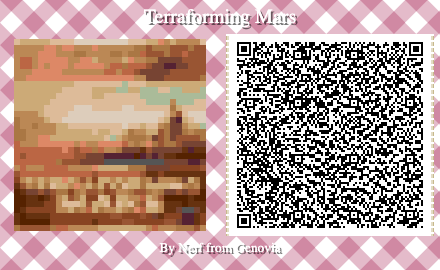 Terraforming Mars Board Game QR Code for Animal Crossing New Horizons