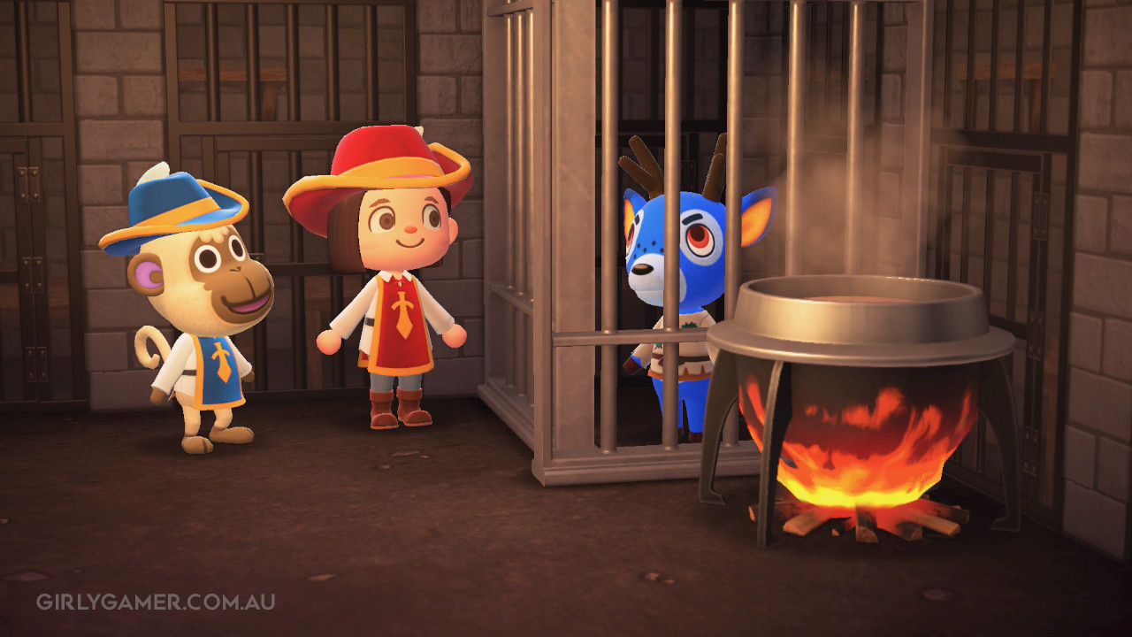 animal crossing new horizons musketeer deli game screenshot nerfenstein