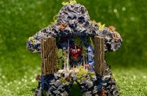 Stone golem shrine meeple – Board Game Gran Art