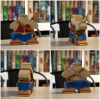 Wonder Woman meeple – Board Game Gran Art