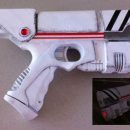 River Song’s Alpha Meson blaster pistol Nerf mod